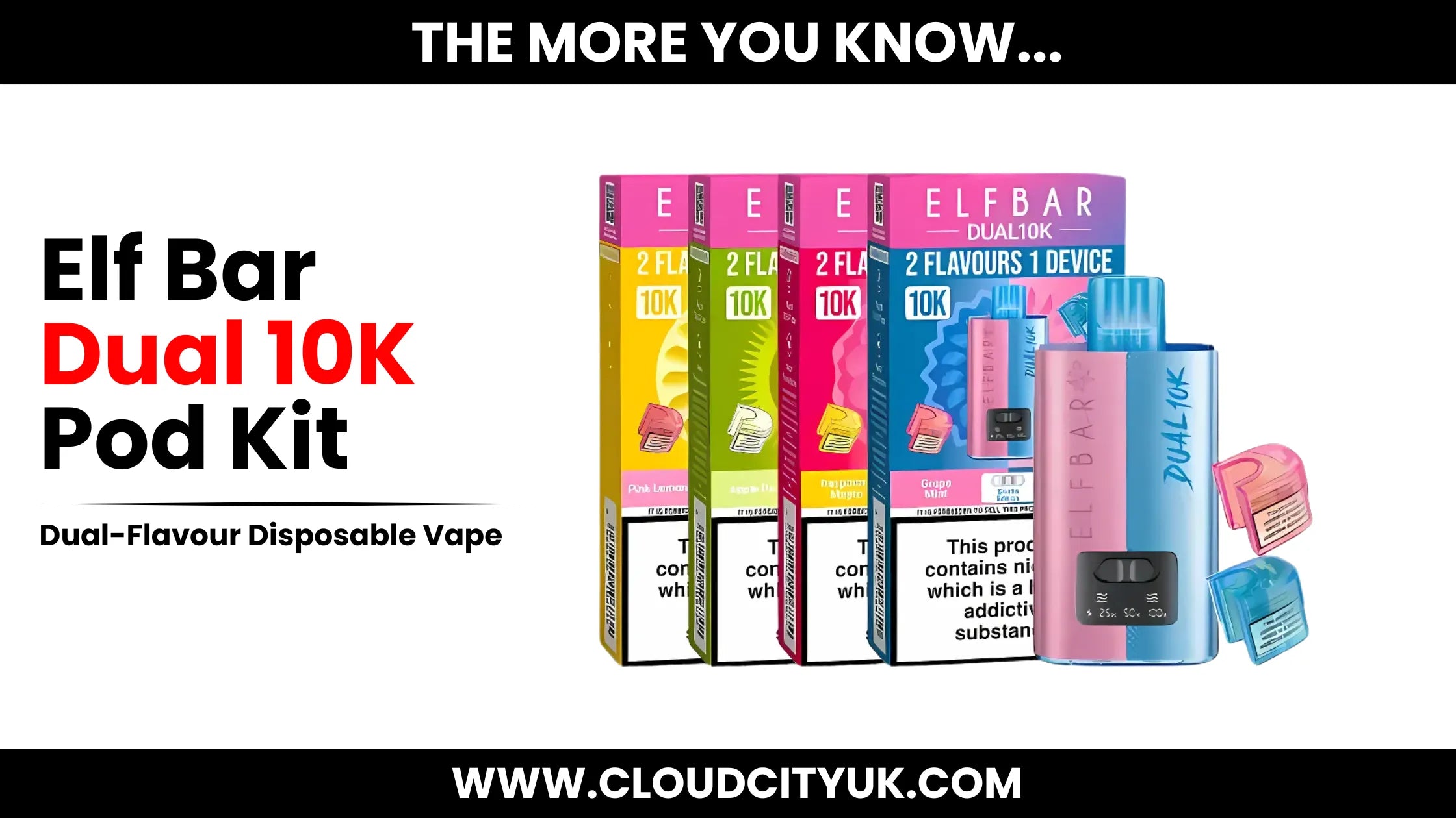 Elf Bar Dual 10K Disposable Pod Kit | Cloud Vapez UK