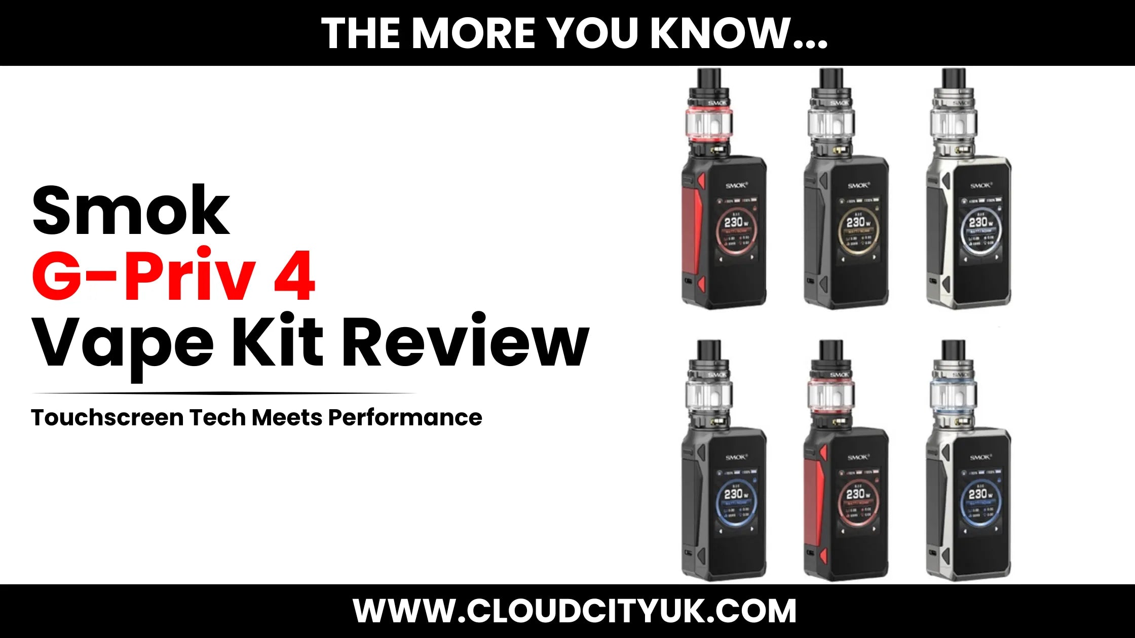 Smok G Vape Smok G-Priv 3 Starter Kit (230W & TFV16 LITE) Smok G Vape Smok G-Priv 3 Starter Kit (230W & TFV16 LITE)