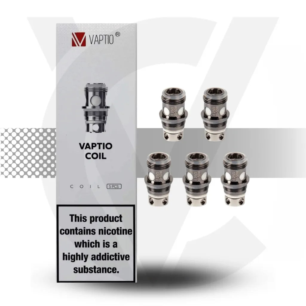 Vaptio Replacement Coils - 0.25ohm | Cloud Vapez UK