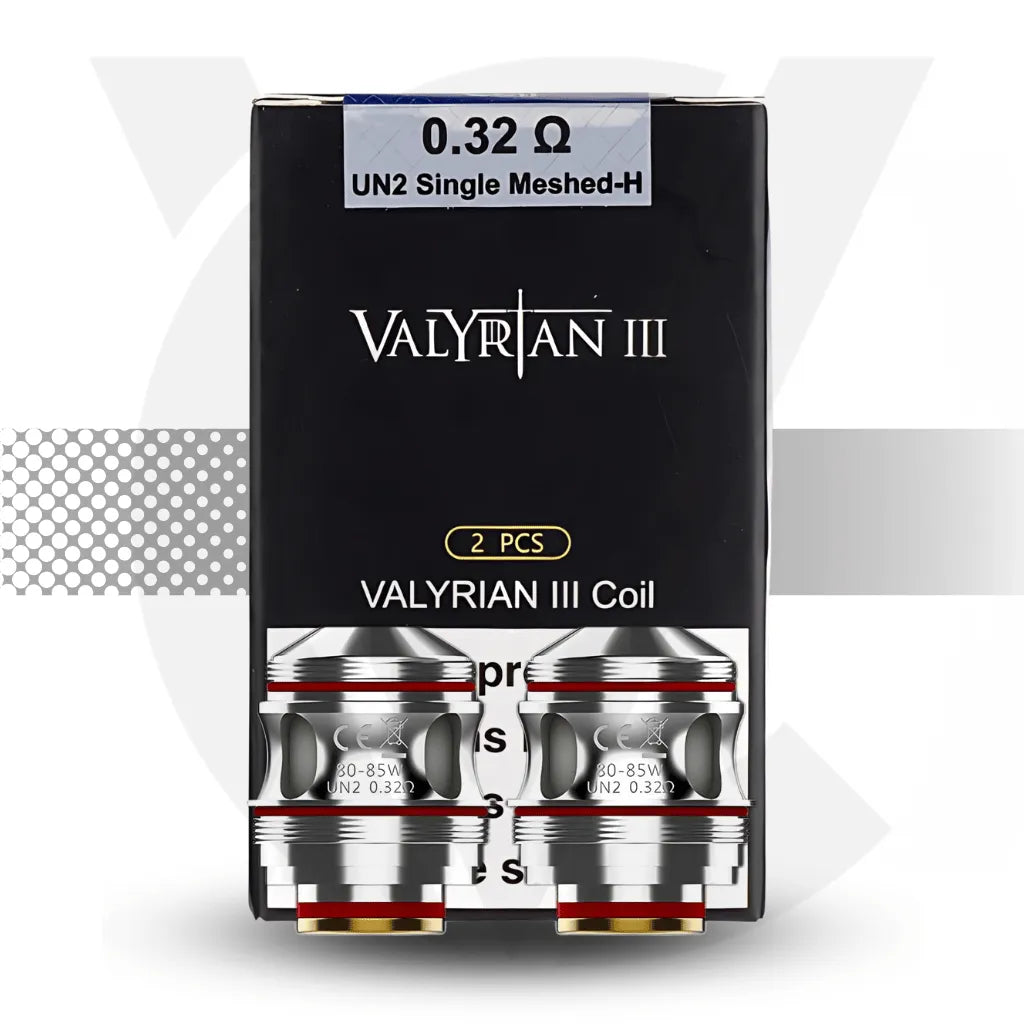 Uwell Valyrian 3 Mesh Replacement Coils - 0.32ohm Single | Cloud Vapez UK