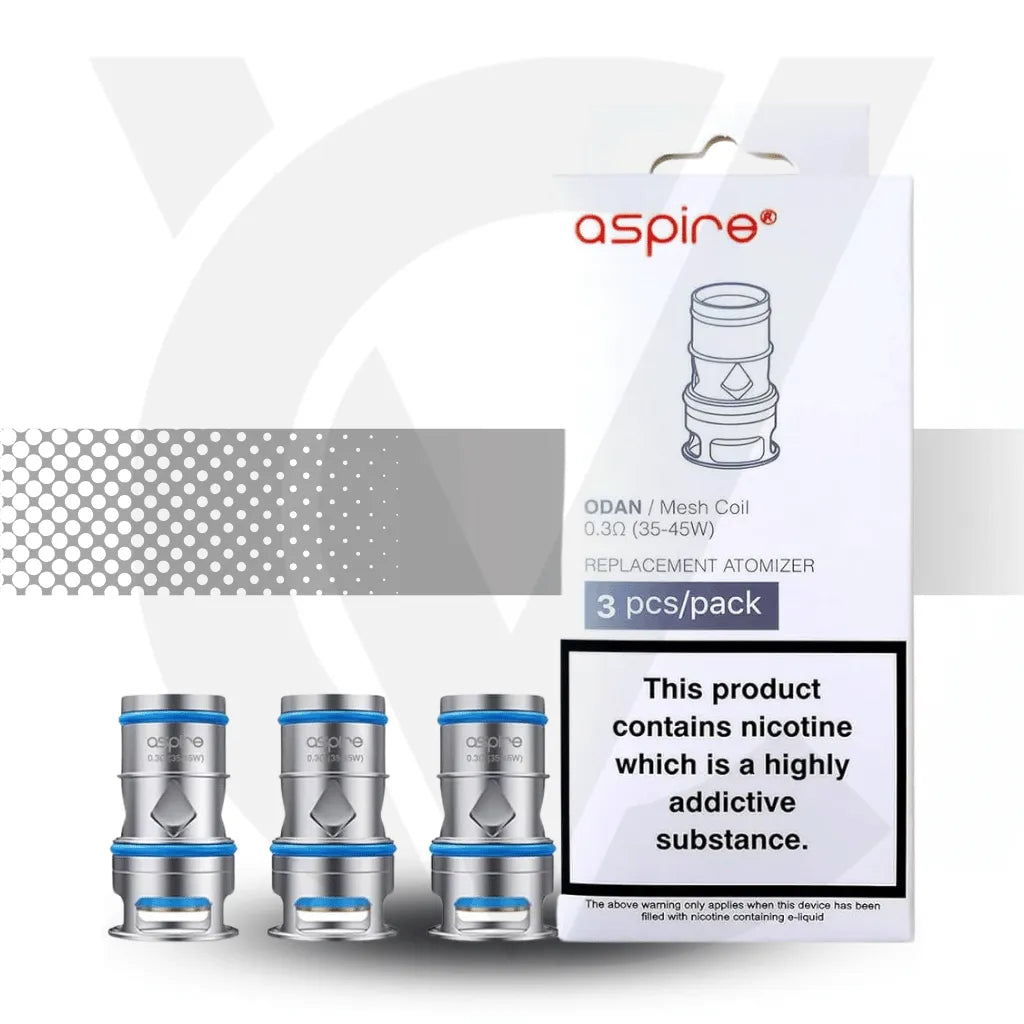 Aspire Odan Mesh Replacement Coils 0.3ohm | Cloud Vapez UK