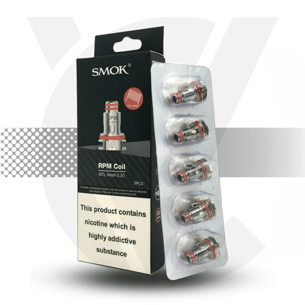 Smok RPM Replacement Coils - 0.3ohm | Cloud Vapez UK
