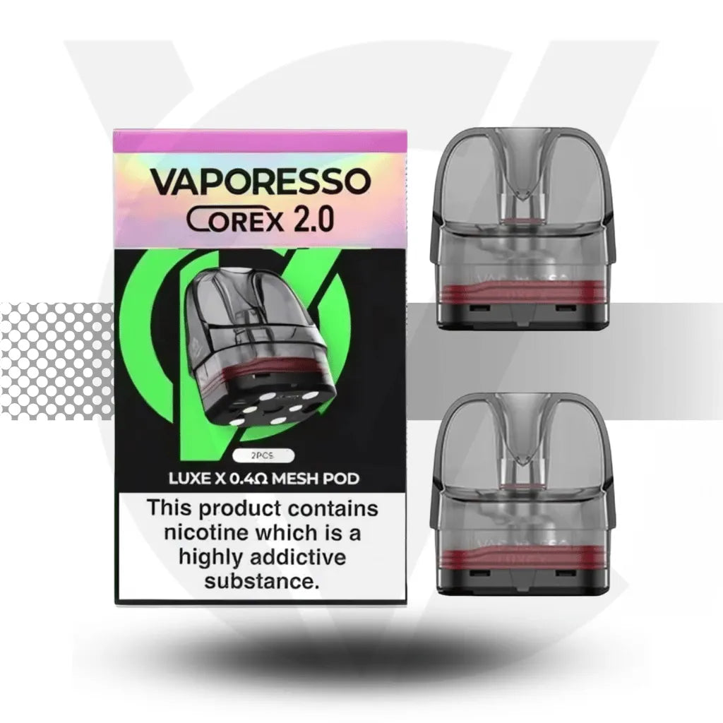 Vaporesso Luxe X Mesh Replacement Pods - 0.4ohm | Cloud Vapez UK
