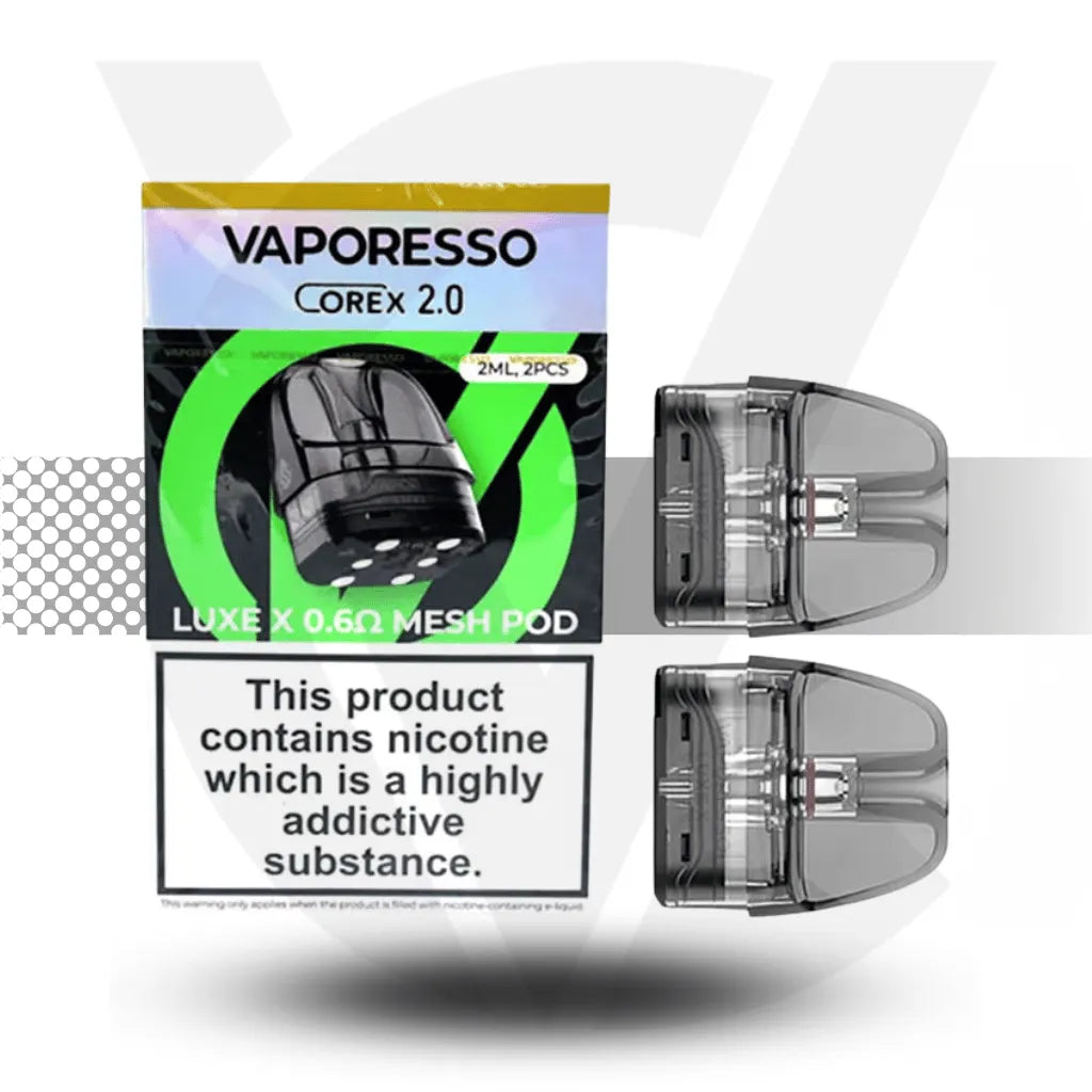Vaporesso Luxe X Mesh Replacement Pods - 0.6ohm | Cloud Vapez UK
