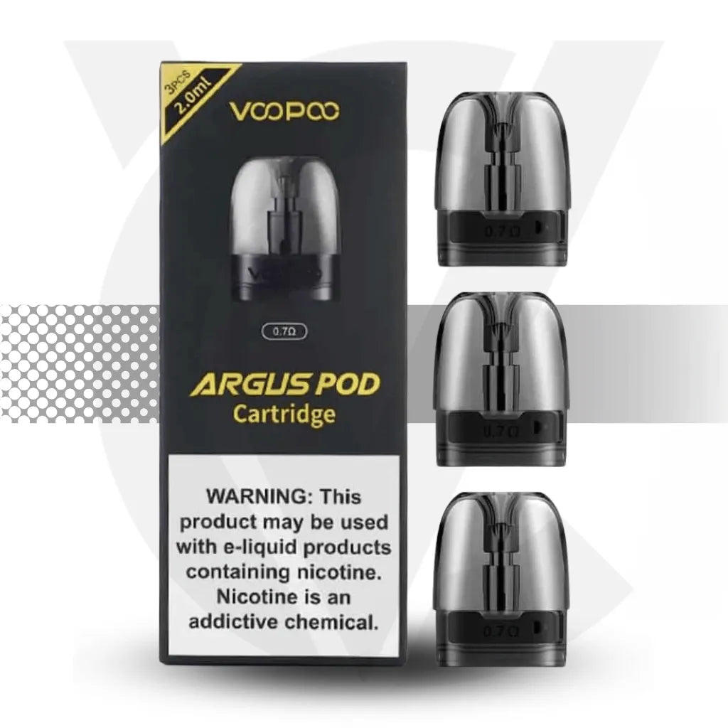 Voopoo Argus Replacement Pods - 0.7ohm | Cloud Vape UK