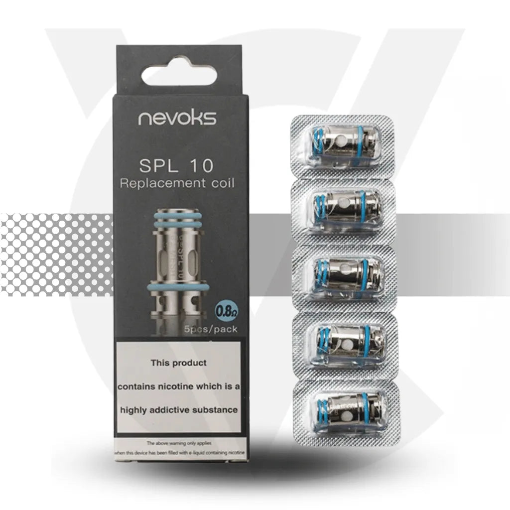 Nevoks SPL-10 Replacement Coils - 0.8ohm | Cloud Vapez UK