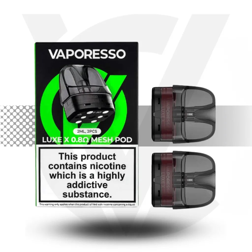 Vaporesso Luxe X Mesh Replacement Pods - 0.8ohm | Cloud Vapez UK