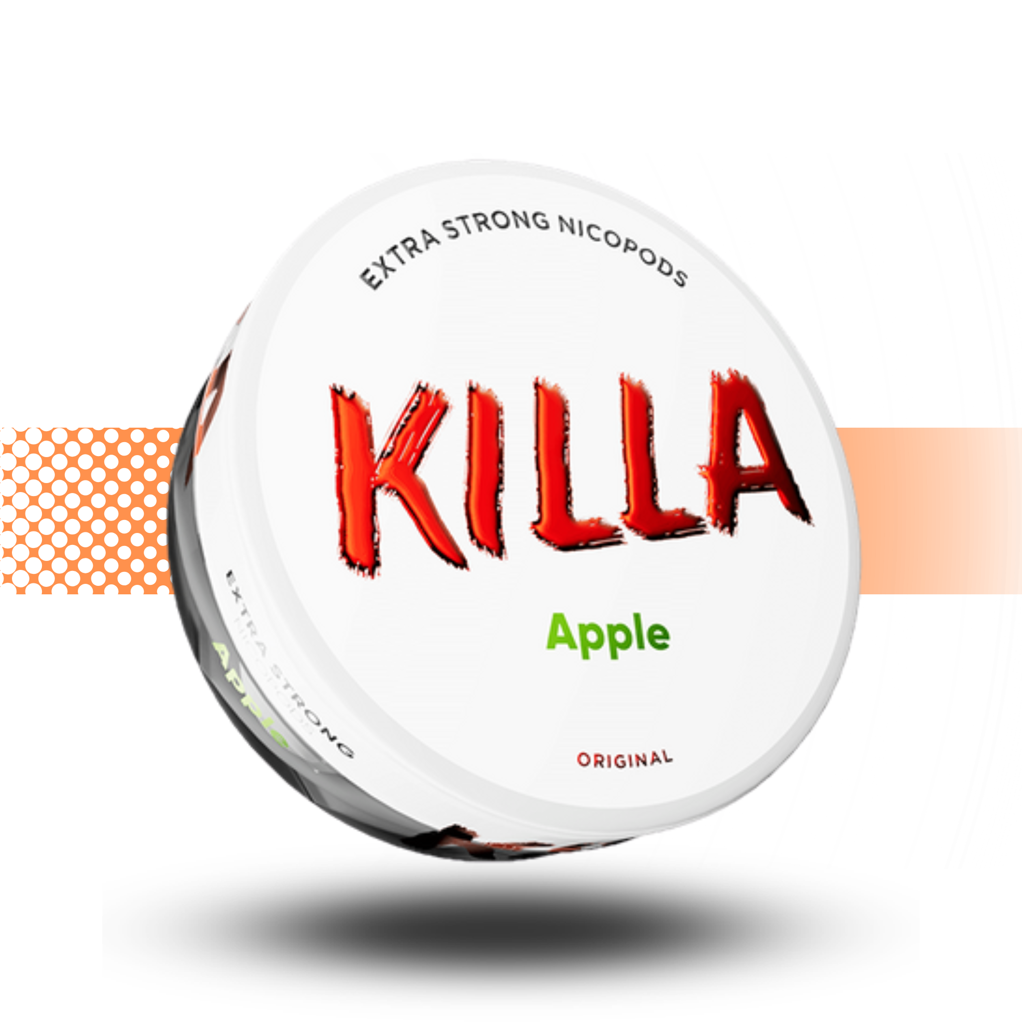 Killa Nicotine Pouches Snus No Tobacco Nicopods - Apple 13.2mg - Cloud Vapez UK