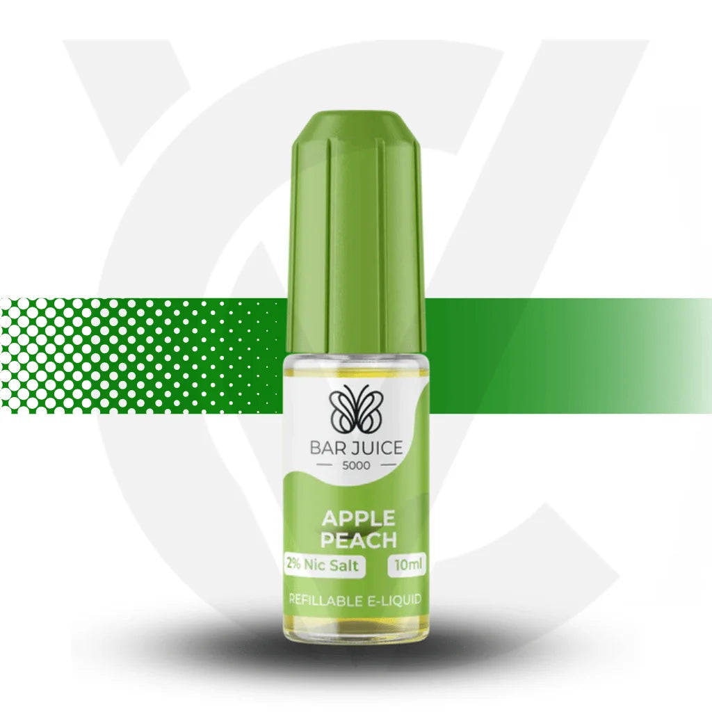 Bar Juice Nic Salt E-Liquid 20MG 10ml - Apple Peach - Cloud Vapez UK