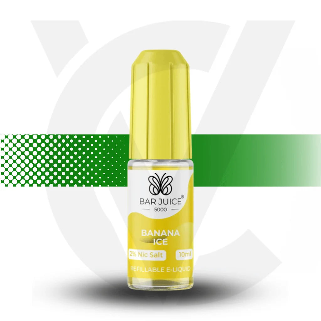Bar Juice Nic Salt E-Liquid 20MG 10ml - Banana Ice - Cloud Vapez UK