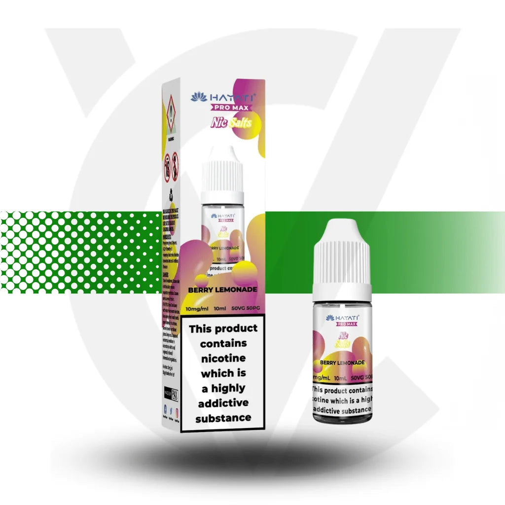 Hayati Pro Max Nic Salts E-Liquid 10ml 10MG - Berry Lemonade - Cloud Vapez UK