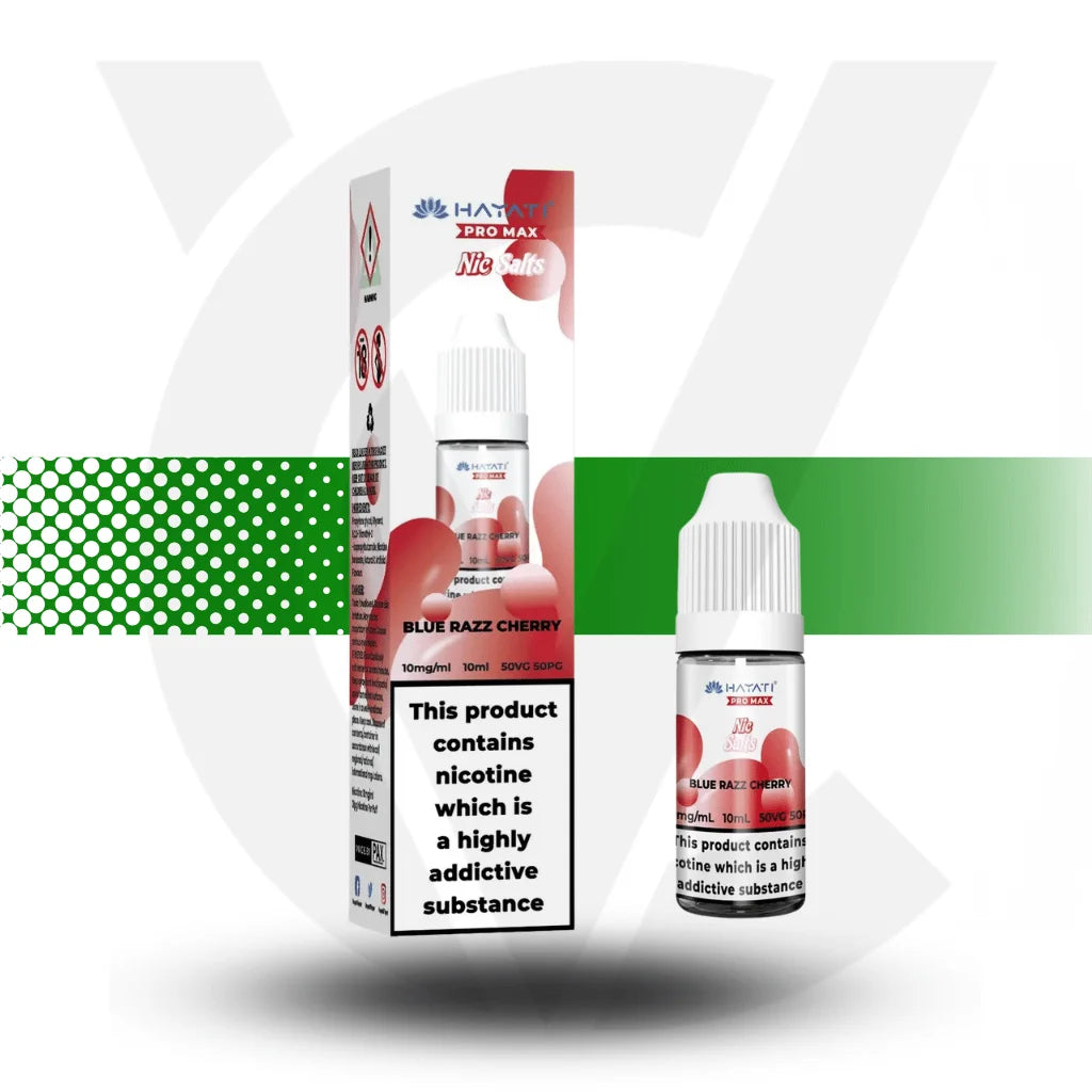 Hayati Pro Max Nic Salts E-Liquid 10ml 10MG - Blue Razz Cherry - Cloud Vapez UK