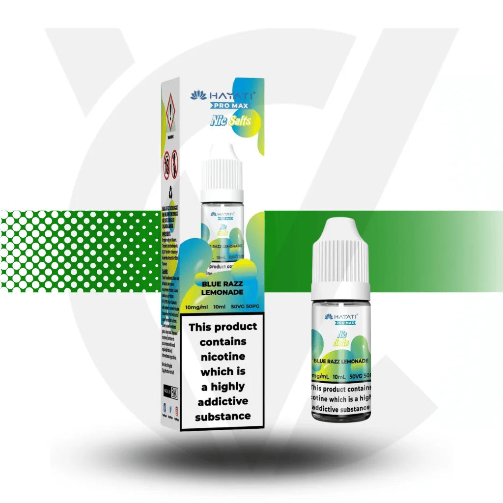 Hayati Pro Max Nic Salts E-Liquid 10ml 10MG - Blue Razz Lemonade - Cloud Vapez UK