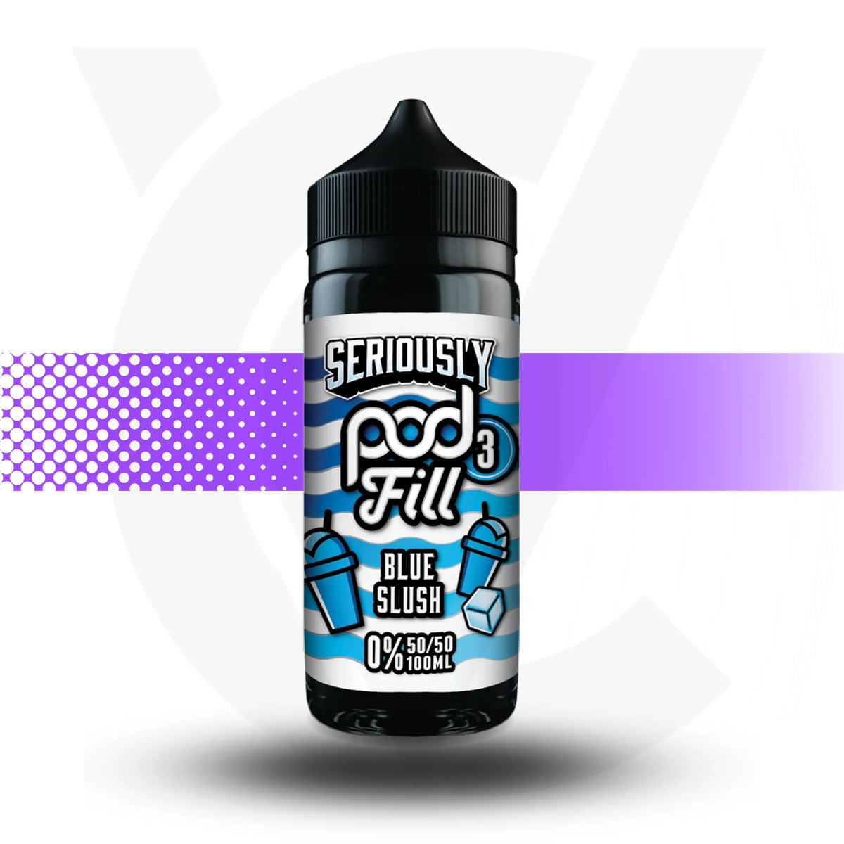 Vape juice bottle with &