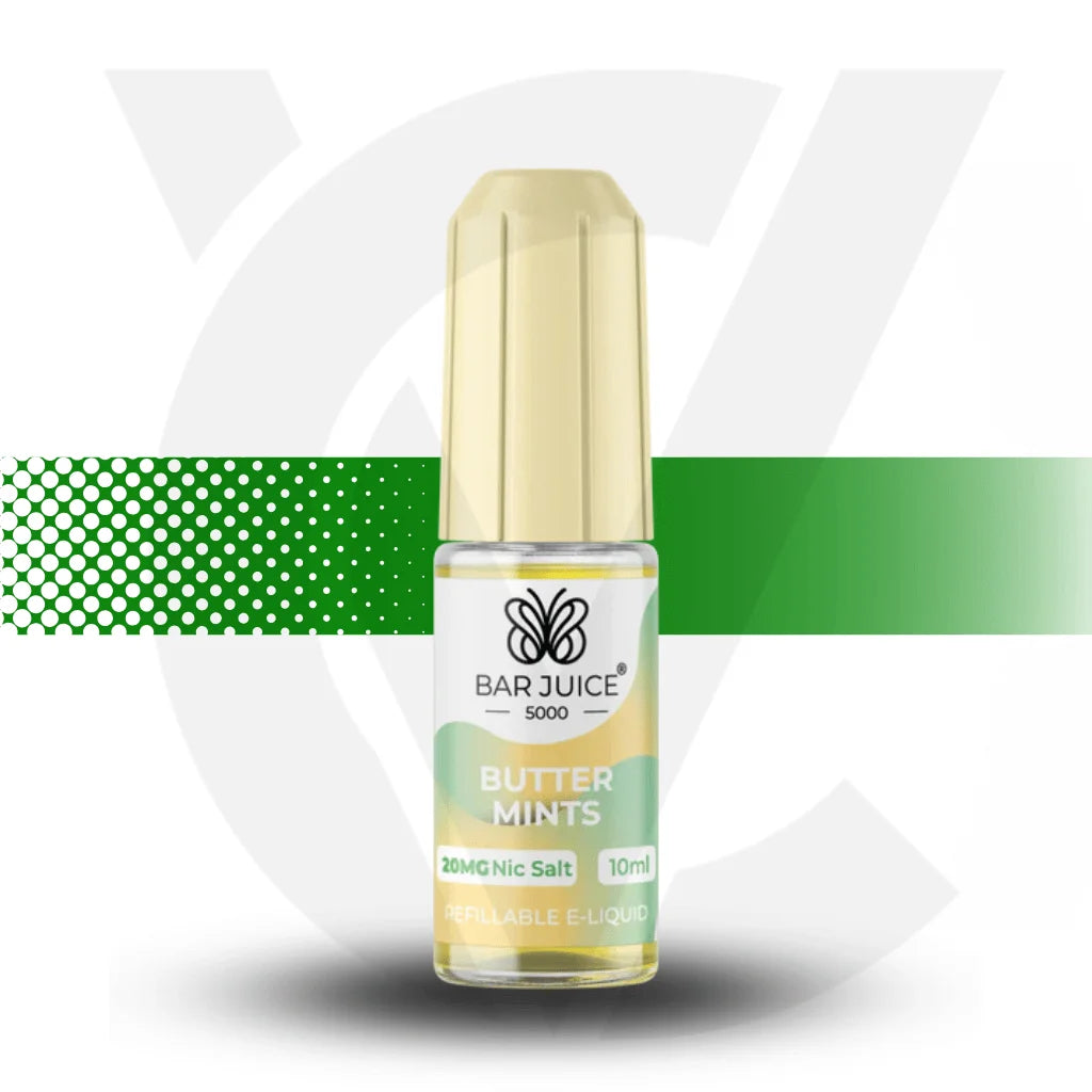 Bar Juice Nic Salt E-Liquid 20MG 10ml - Butter Mints - Cloud Vapez UK