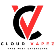 Cloud Vapez logo with red and black design on a white background
