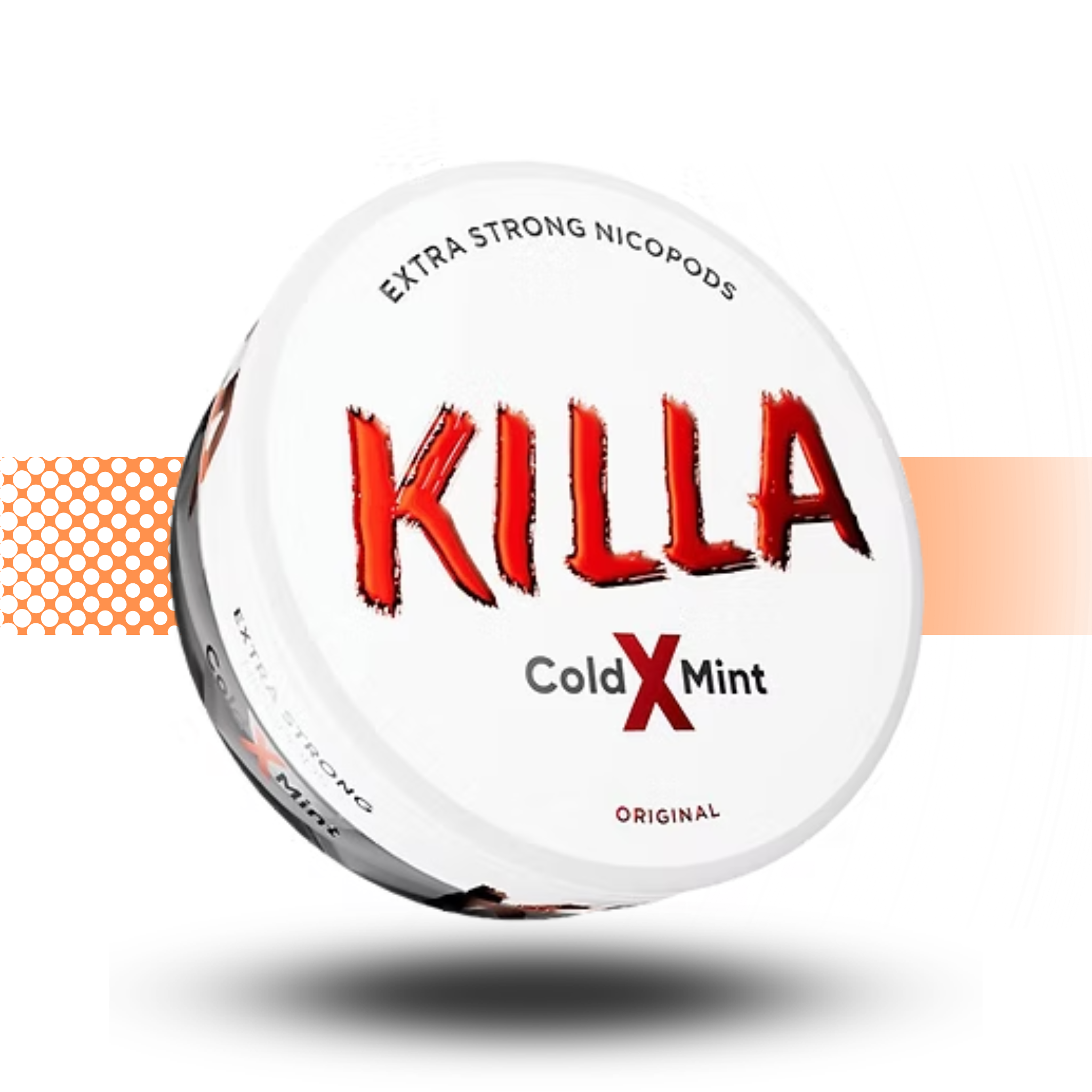 Killa Nicotine Pouches Snus No Tobacco Nicopods - Cold X Mint 13.2mg - Cloud Vapez UK