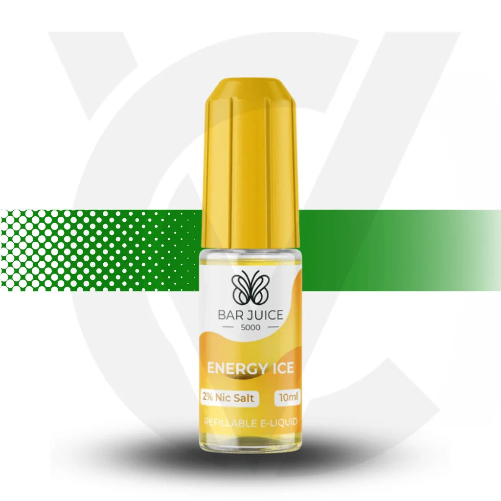Bar Juice Nic Salt E-Liquid 20MG 10ml - Energy Ice - Cloud Vapez UK