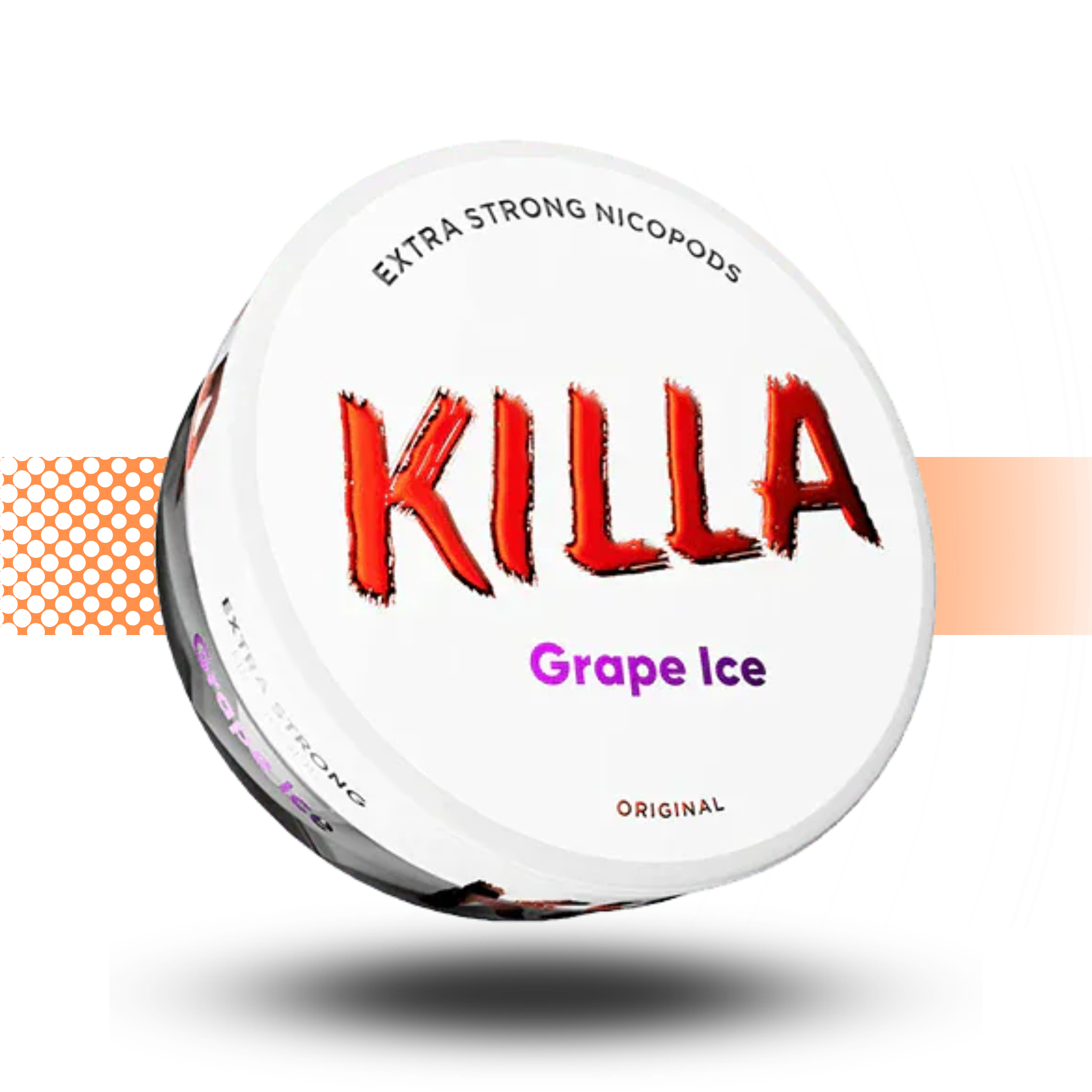 Killa Nicotine Pouches Snus No Tobacco Nicopods - Grape Ice 13.2mg - Cloud Vapez UK