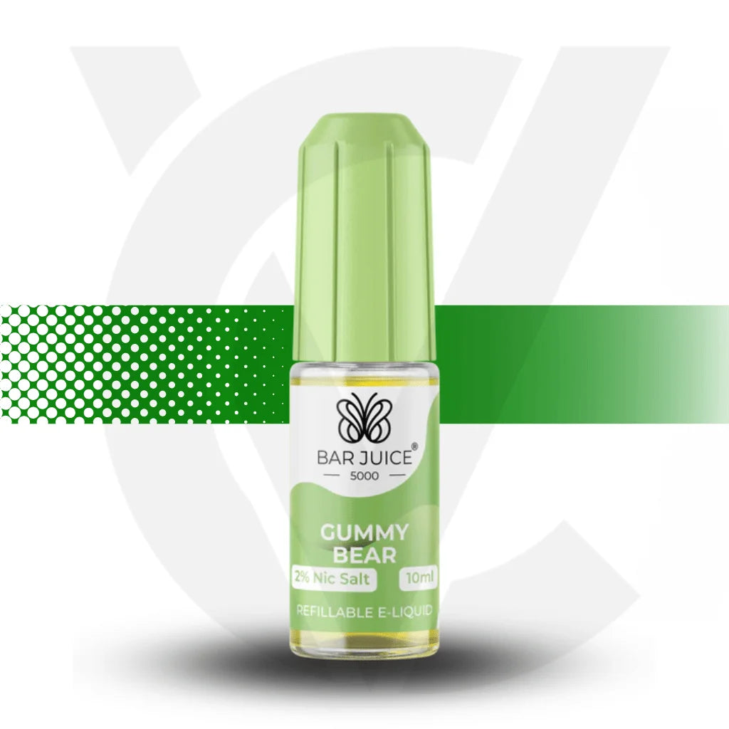 Bar Juice Nic Salt E-Liquid 20MG 10ml - Gummy Bear - Cloud Vapez UK