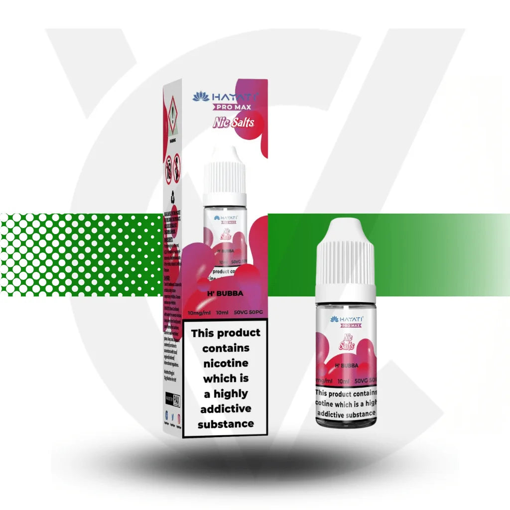Hayati Pro Max Nic Salts E-Liquid 10ml 10MG - H Bubba - Cloud Vapez UK