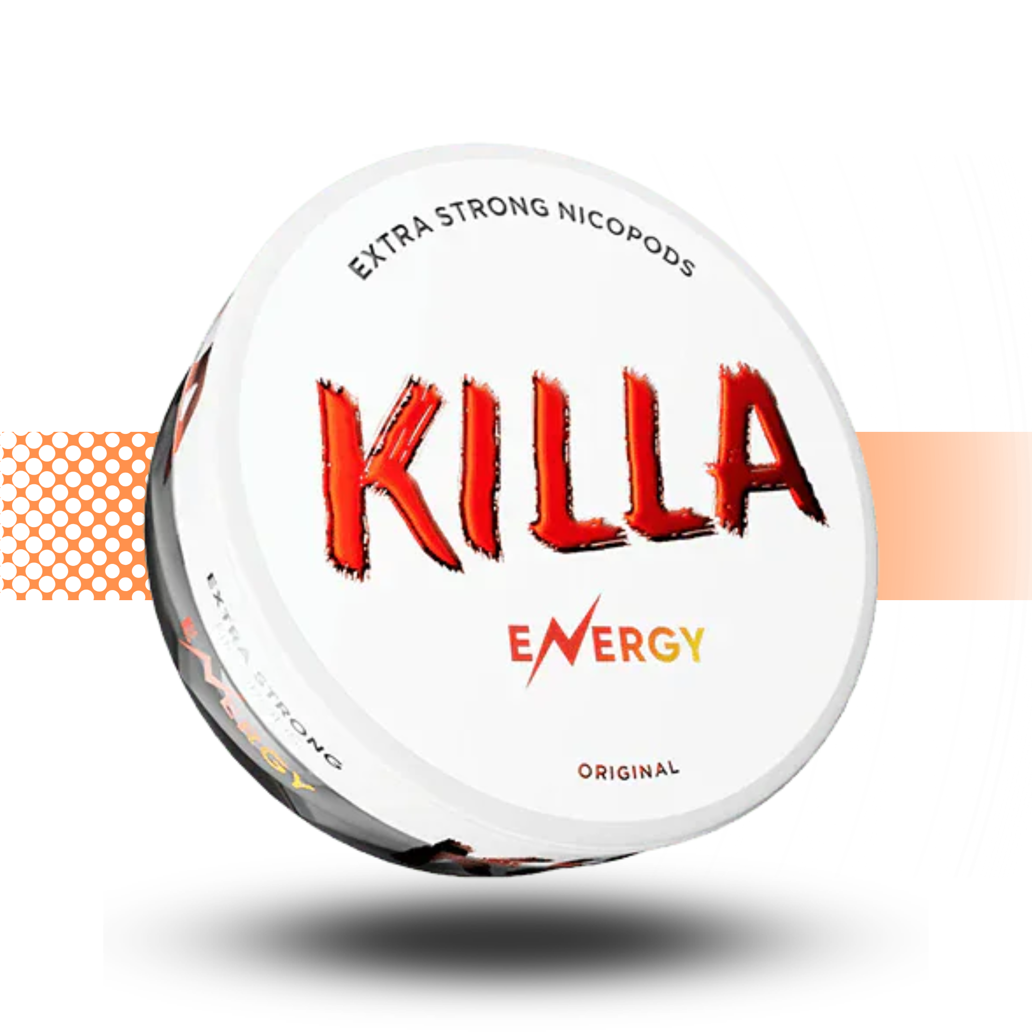 Killa Nicotine Pouches Snus No Tobacco Nicopods - Energy13.2mg - Cloud Vapez UK