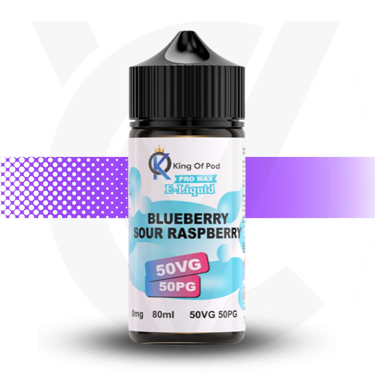 E-liquid bottle labeled &