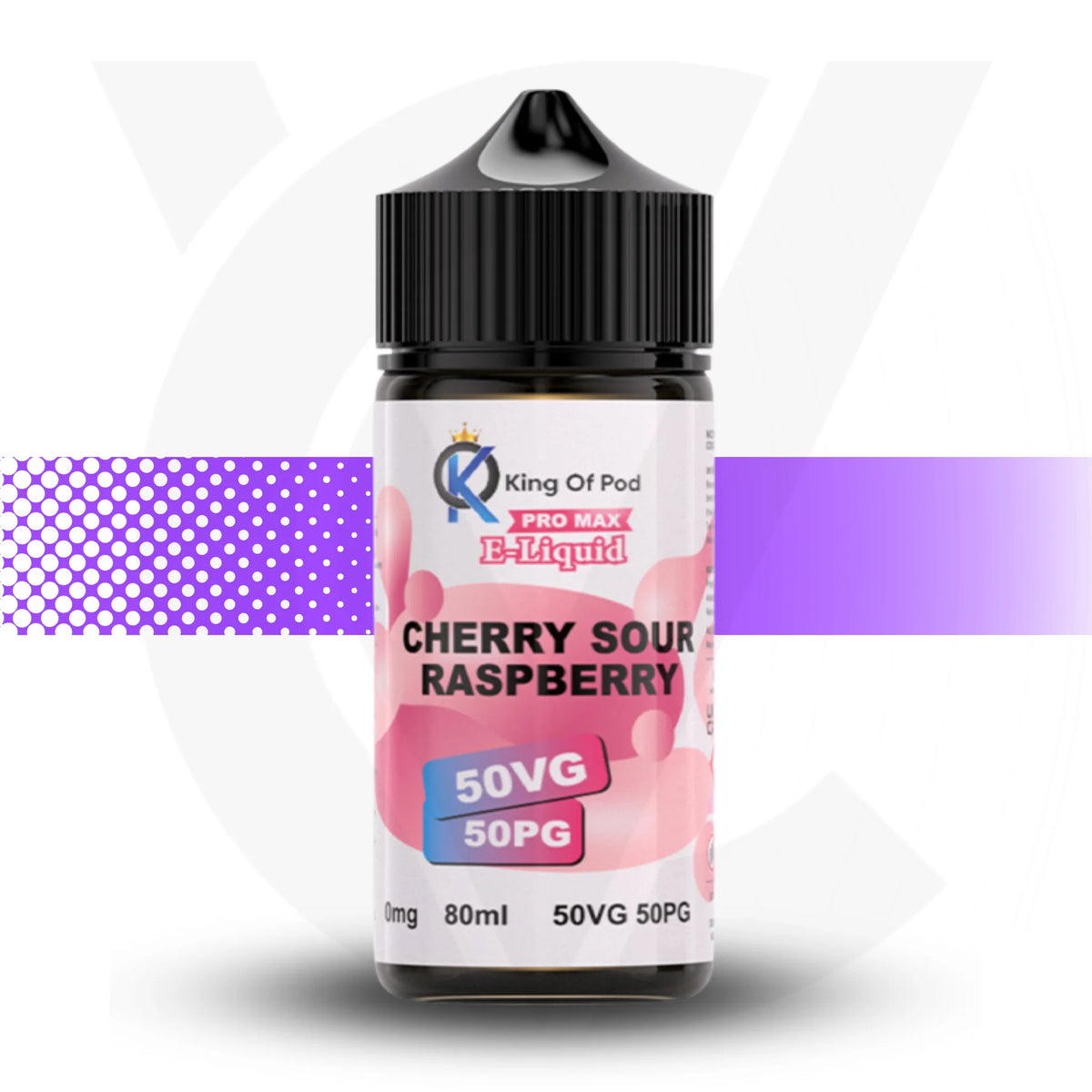 E-liquid bottle labeled &