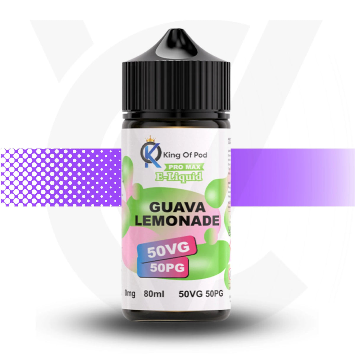 E-liquid bottle labeled &