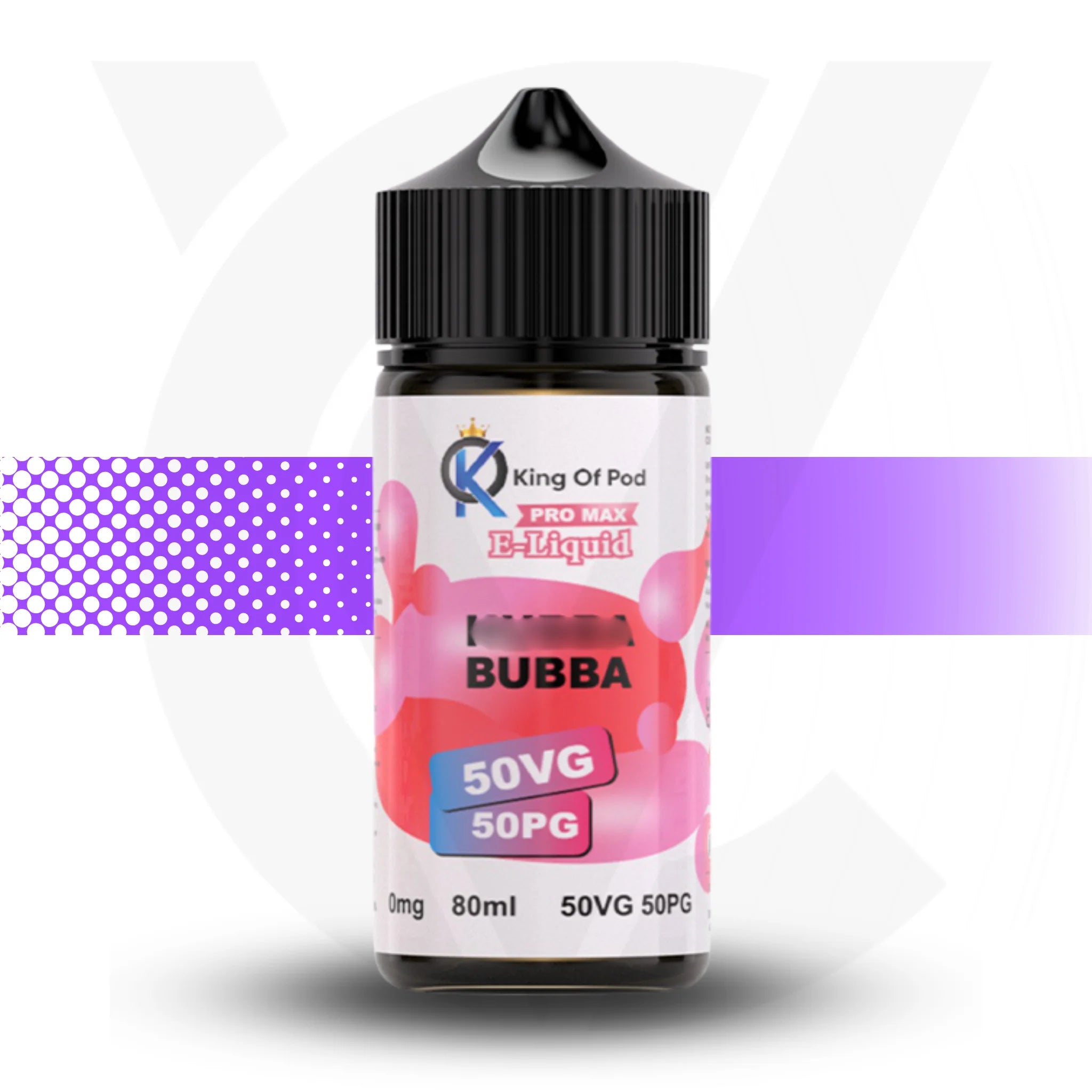 E-liquid bottle labeled &