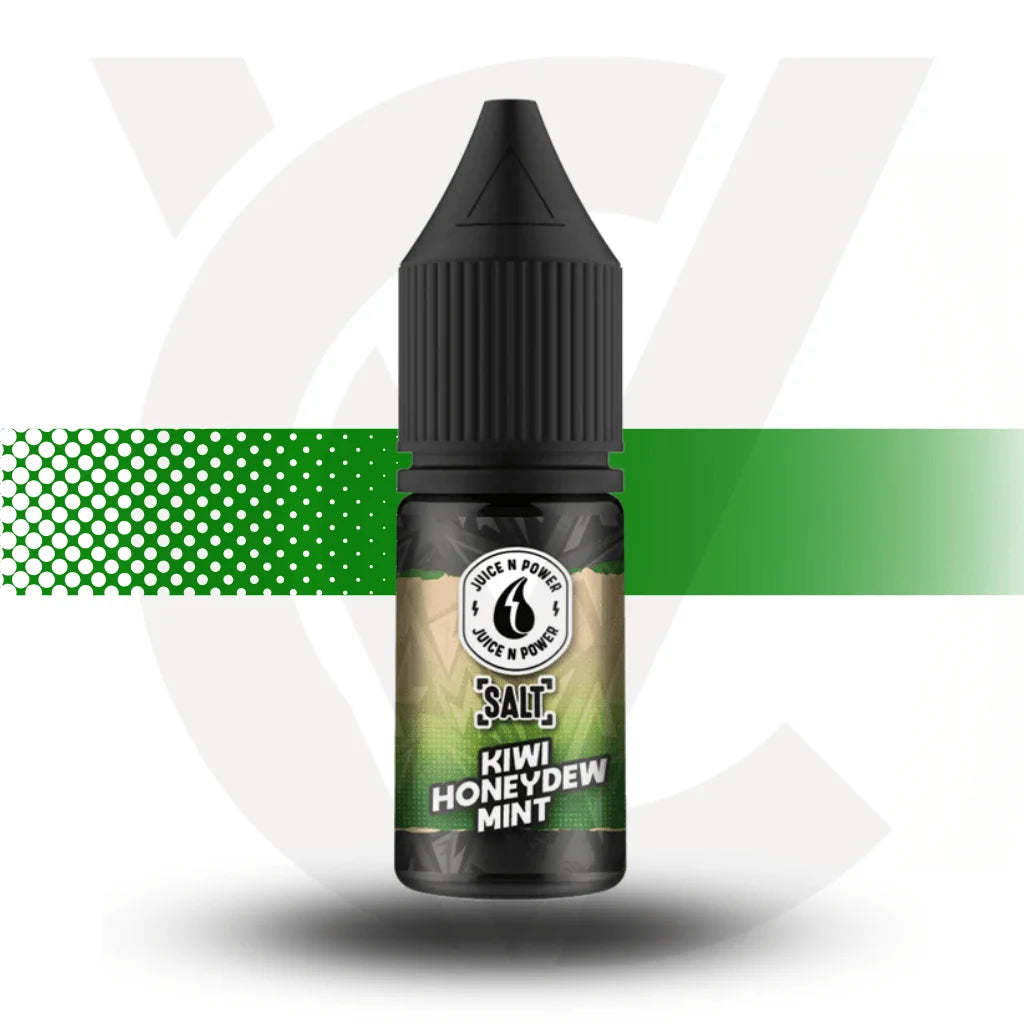 Juice N Power Nicotine Salts E-Liquid 10ml 20MG - Kiwi Honeydew Mint - Cloud Vapez UK