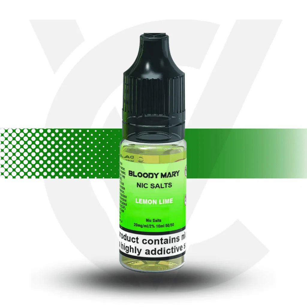 Bloody Mary Nic Salt E-Liquid 20MG 10ml - Lemon Lime - Cloud Vapez UK