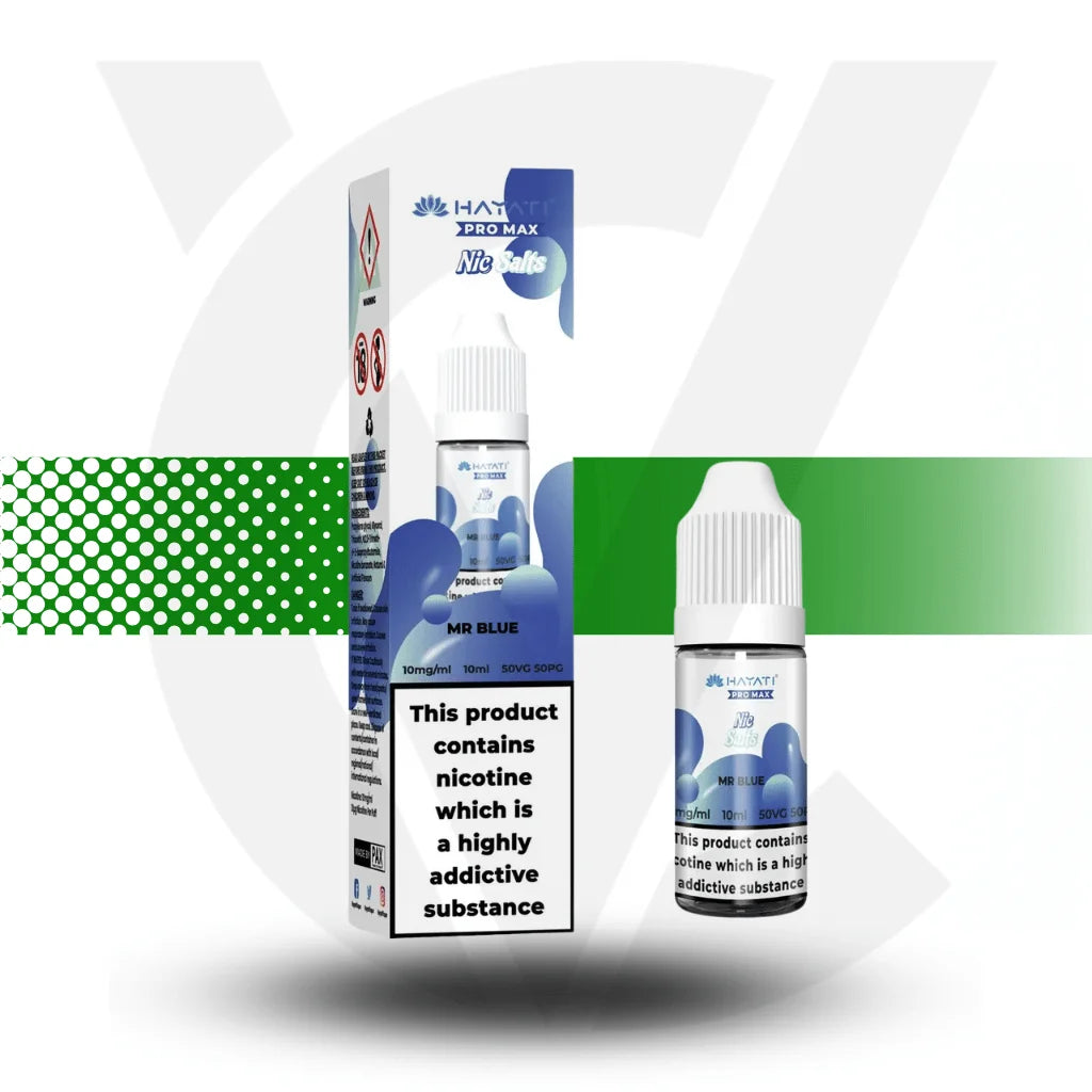 Hayati Pro Max Nic Salts E-Liquid 10ml 20MG - Mr Blue - Cloud Vapez UK