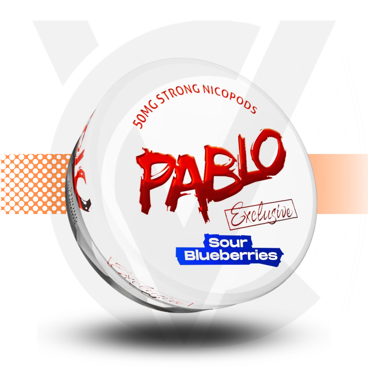 Pablo Exclusive Sour Blueberries on a white background