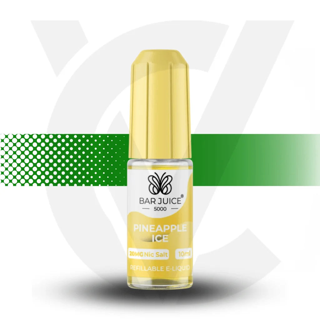 Bar Juice Nic Salt E-Liquid 20MG 10ml - Pineapple Ice - Cloud Vapez UK
