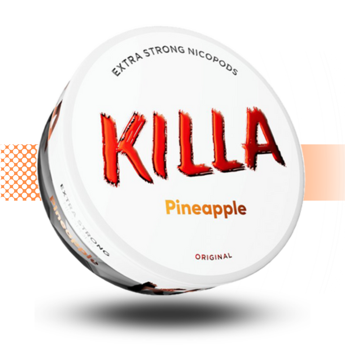 Killa Nicotine Pouches Snus No Tobacco Nicopods - Pineapple 13.2mg - Cloud Vapez UK