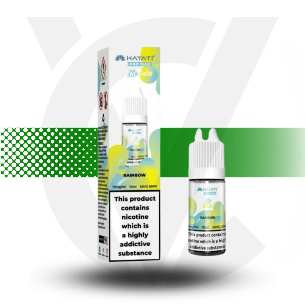 Hayati Pro Max Nic Salts E-Liquid 10ml 10MG - Rainbow - Cloud Vapez UK