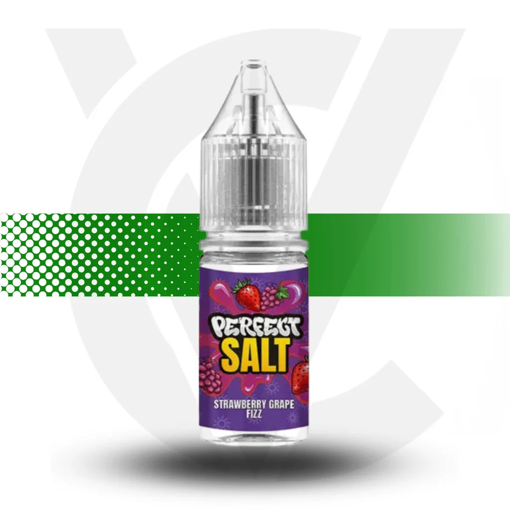 Perfect Salt Nicotine Salts E-Liquid 10ml 20MG - Strawberry Grape Fizz - Cloud Vapez UK