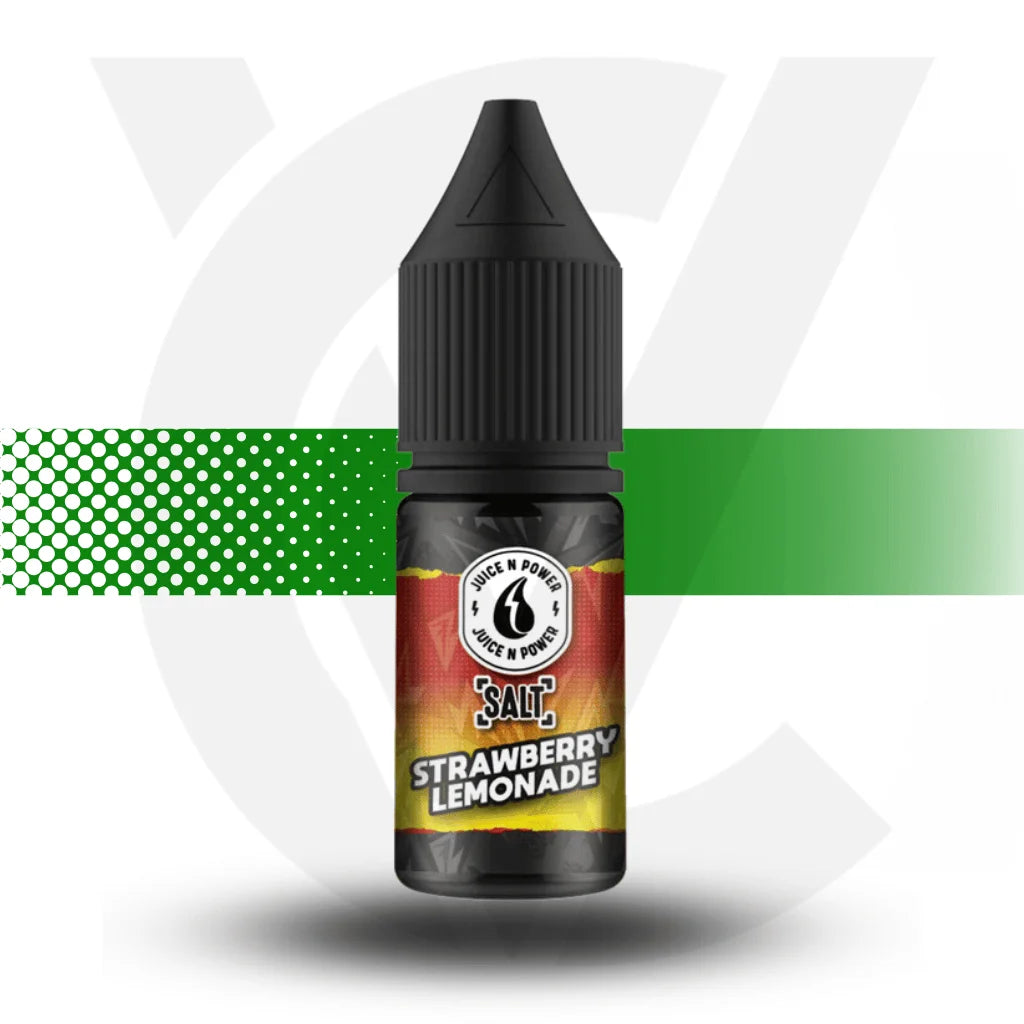 Juice N Power Nicotine Salts E-Liquid 10ml 20MG - Strawberry Lemonade - Cloud Vapez UK