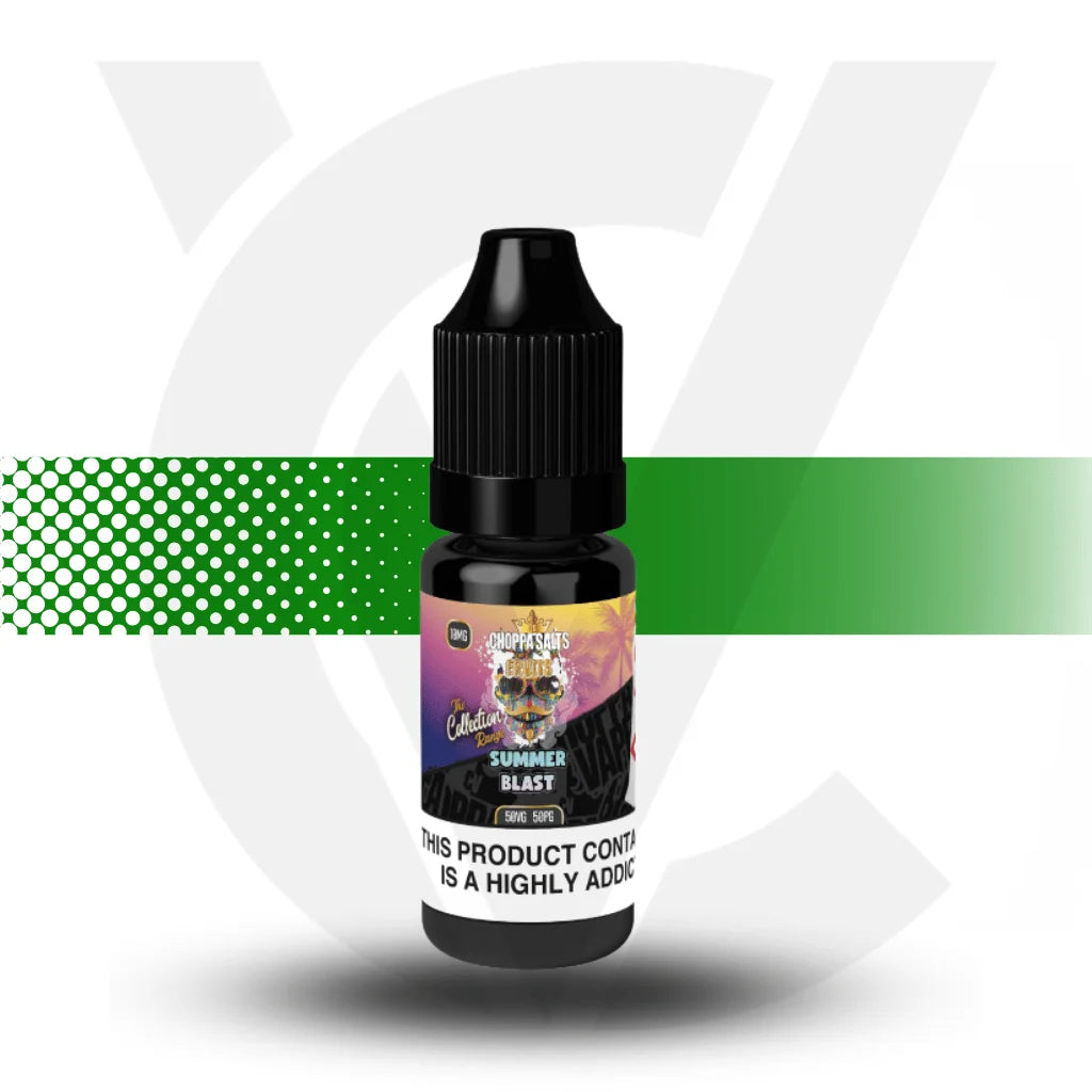 Choppa Salts Nicotine Salt E-Liquid 10ml 20MG - Summer Blast - Cloud Vapez UK