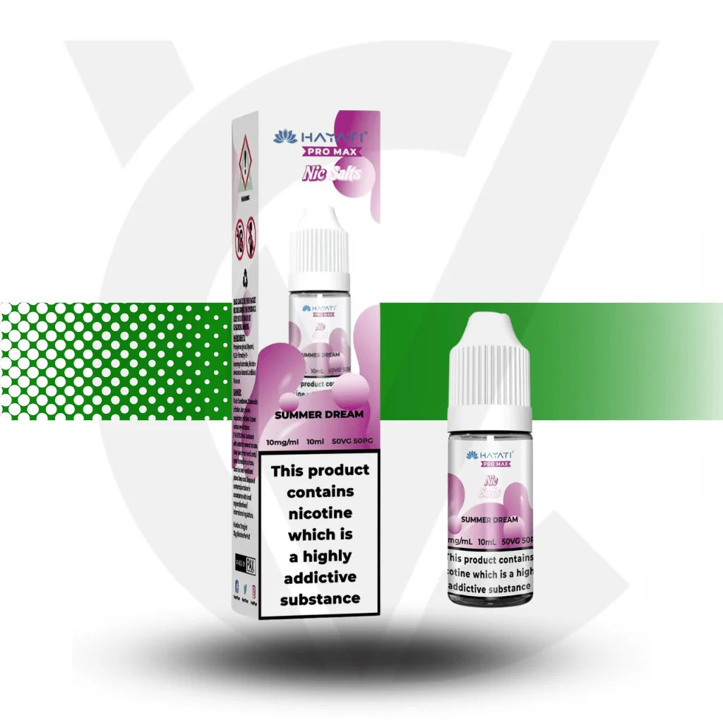 Hayati Pro Max Nic Salts E-Liquid 10ml 10MG - Summer Dream - Cloud Vapez UK