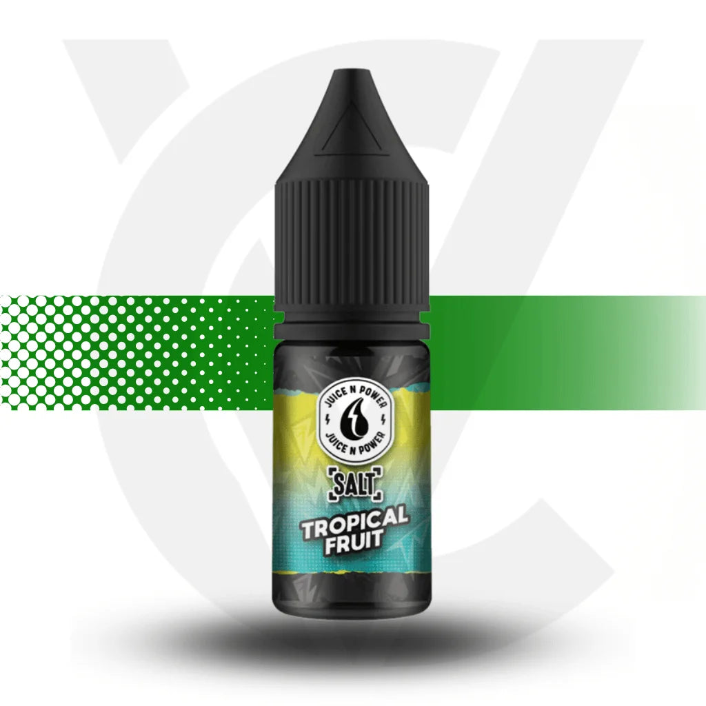 Juice N Power Nicotine Salts E-Liquid 10ml 20MG - Tropical Fruit - Cloud Vapez UK