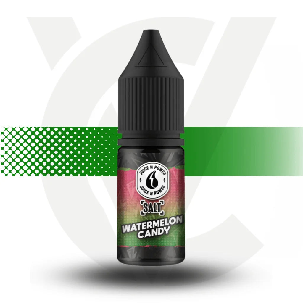 Juice N Power Nicotine Salts E-Liquid 10ml 20MG - Watermelon Candy - Cloud Vapez UK