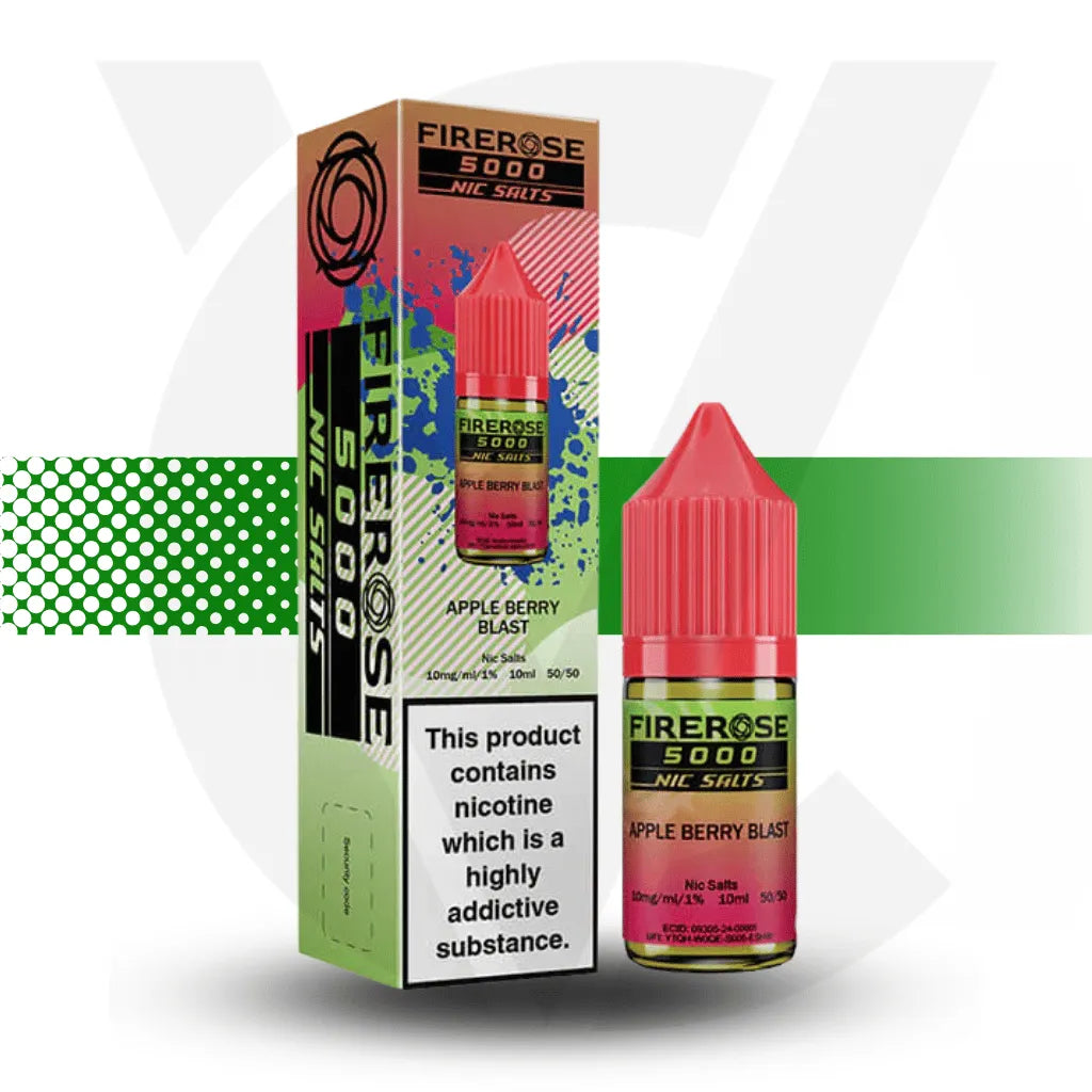 Elux Firerose 5000 10mg Nic Salt - Apple Berry Blast | Cloud Vapez UK