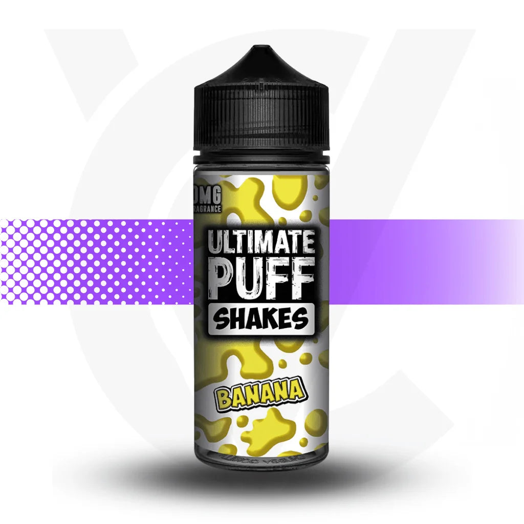 Ultimate Puff 100ml Short Fill - Banana Shakes l Cloud Vapez UK