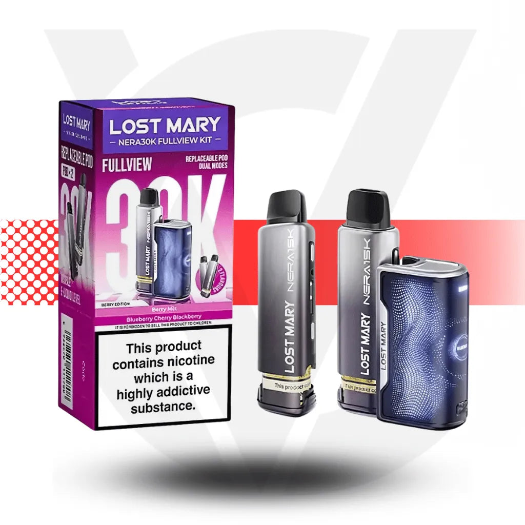 Lost Mary Nera 30K Fullview Kit - Berry Edition | Cloud Vapez UK