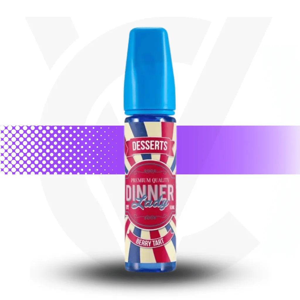 Dinner Lady Desserts 50ml E-Liquid - Berry Tart | Cloud Vapez UK