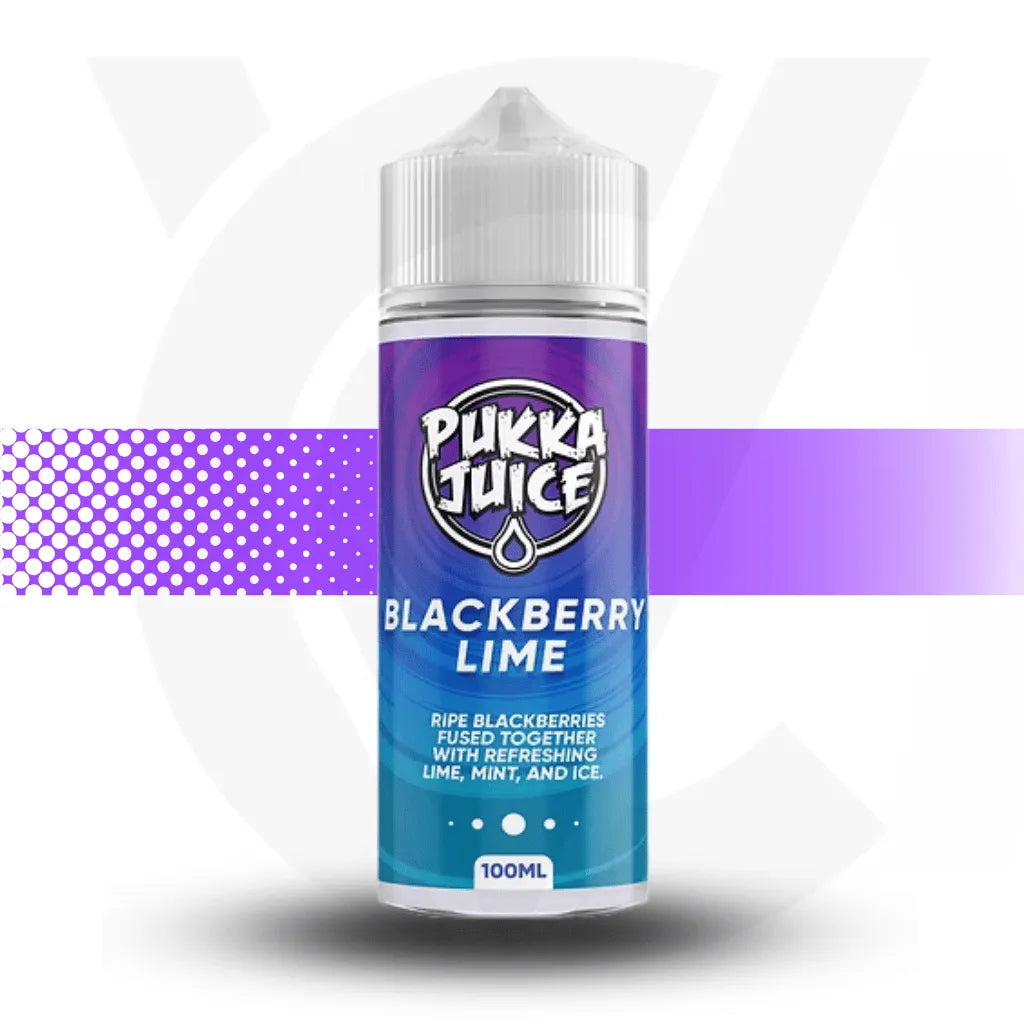 Pukka Juice 100ml E-Liquid - Blackberry Lime | Cloud Vapez UK