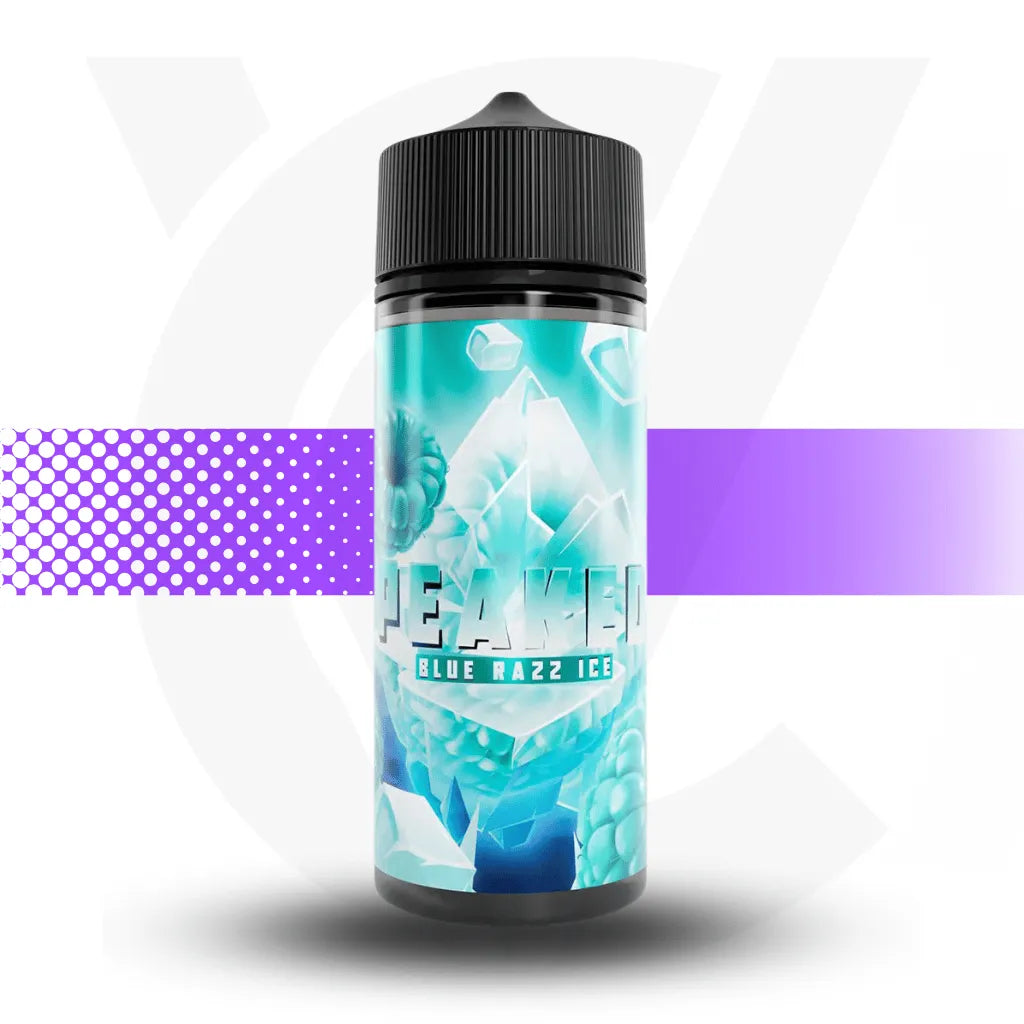Peaked 100ml E-Liquid - Blue Razz Ice | Cloud Vapez UK