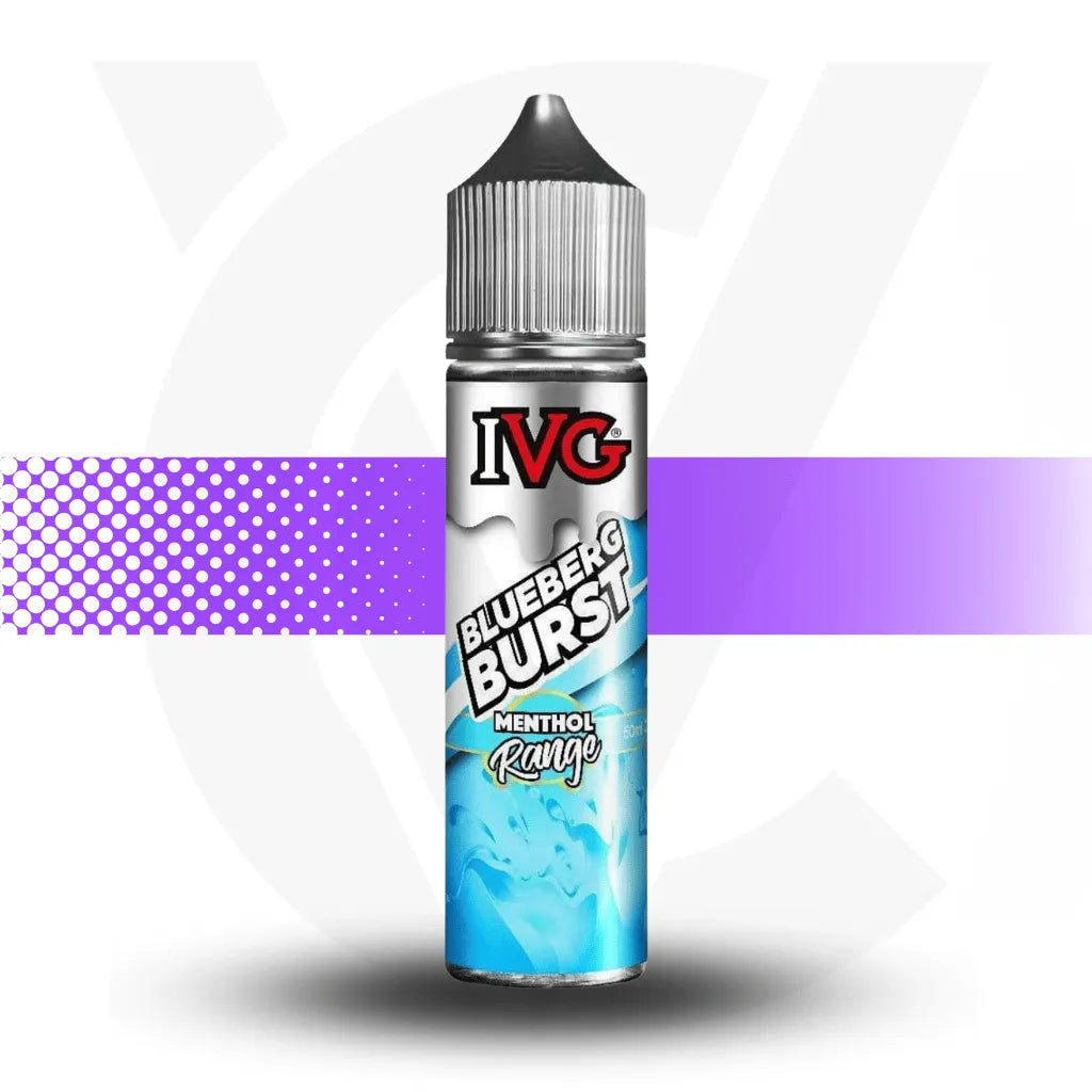 IVG Menthol Range 50ml E-Liquid - Blueberg Burst | Cloud Vapez UK